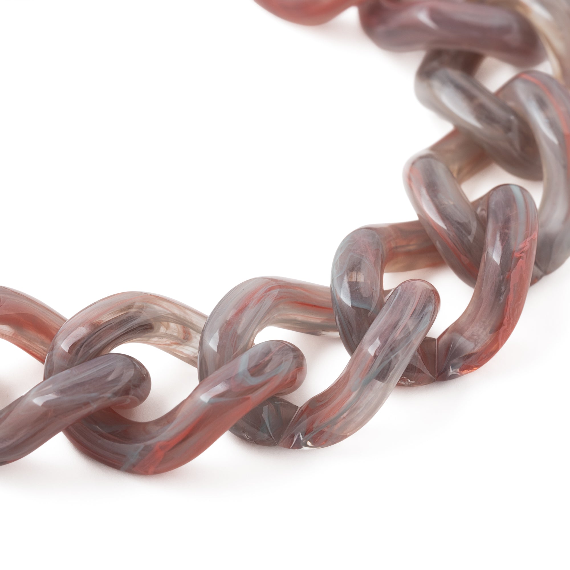 Flat Chain Bracelet ikat Marble