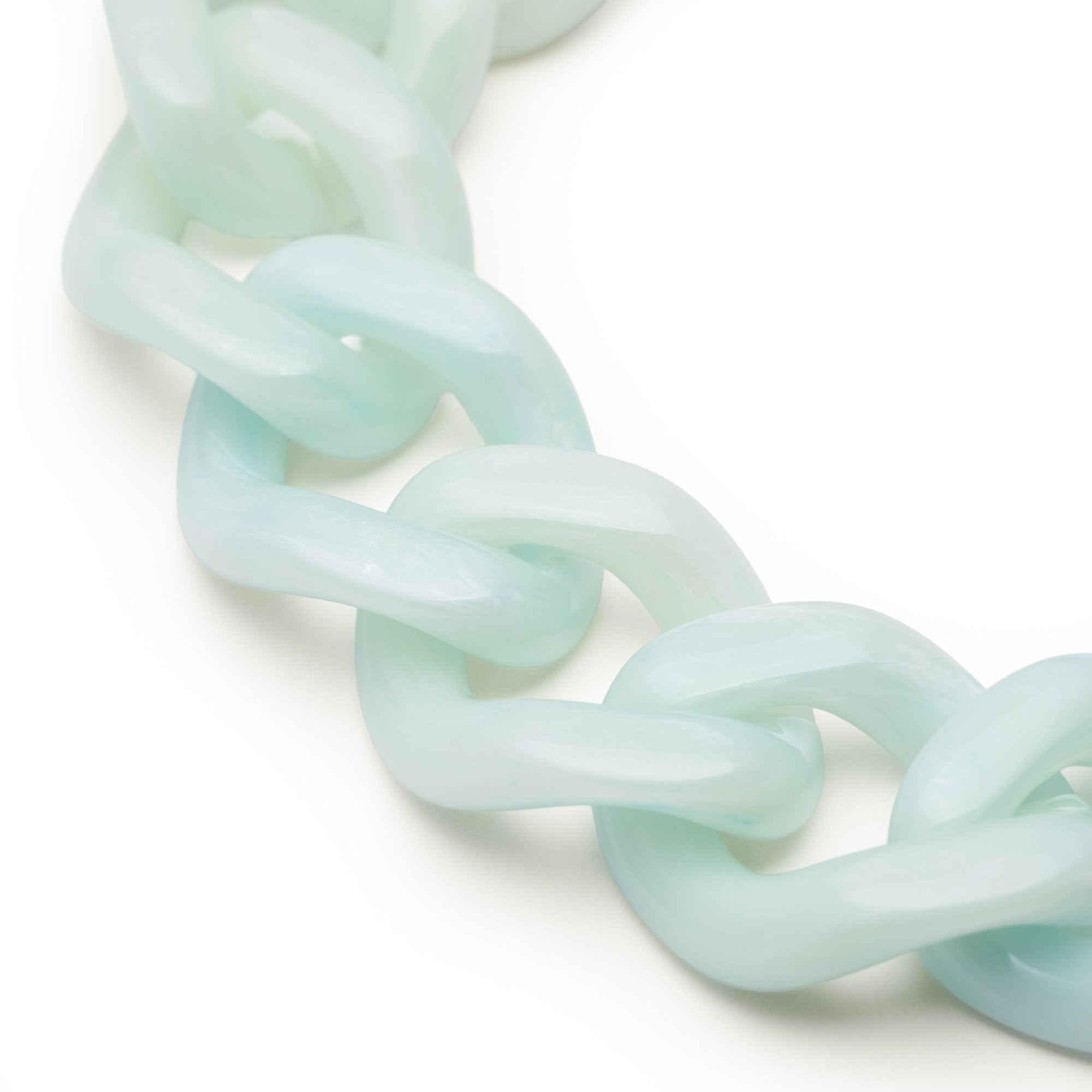 Flat Chain Cloud Marble Bracelet