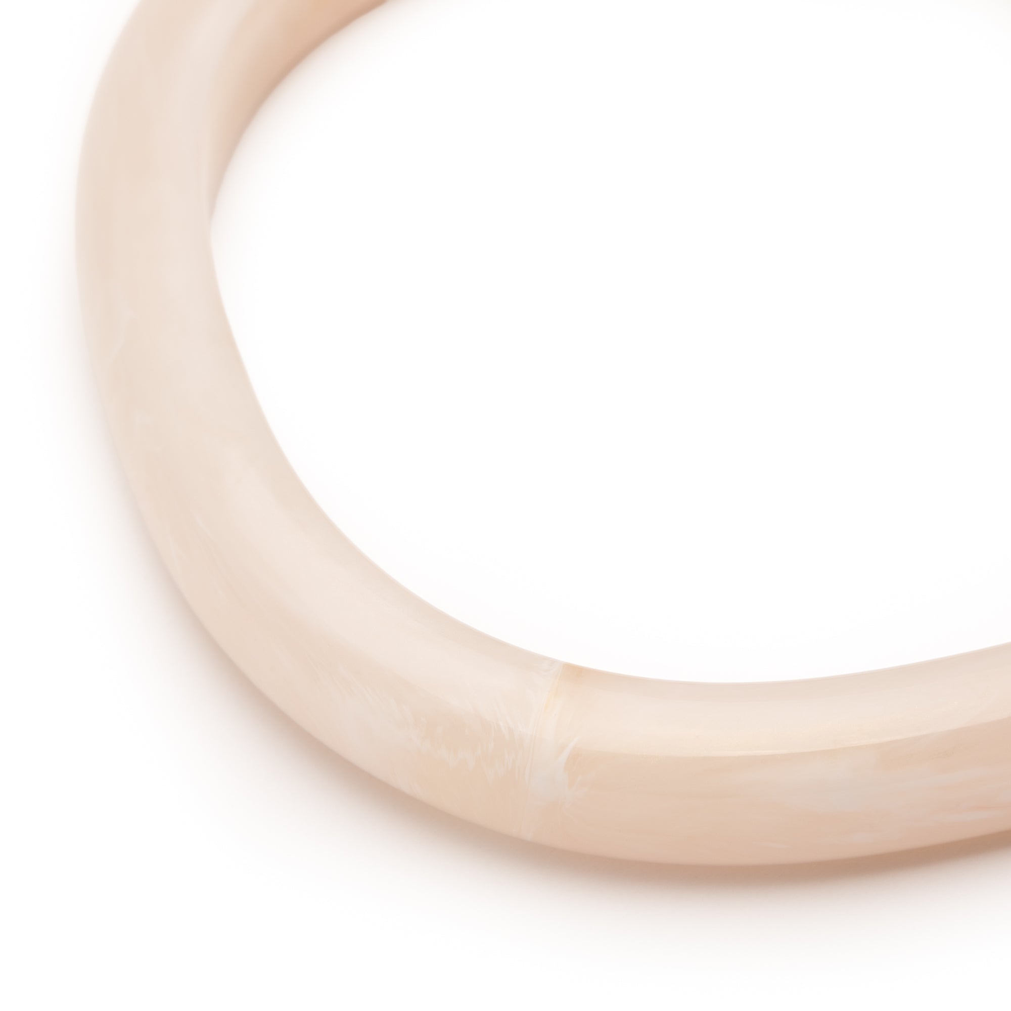 Soft Edge Bangle Latte Marble