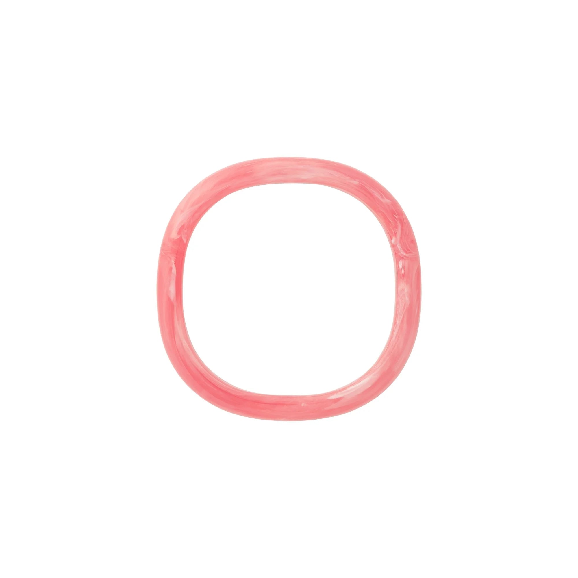 Soft Edge Watermelon Marble Bangle