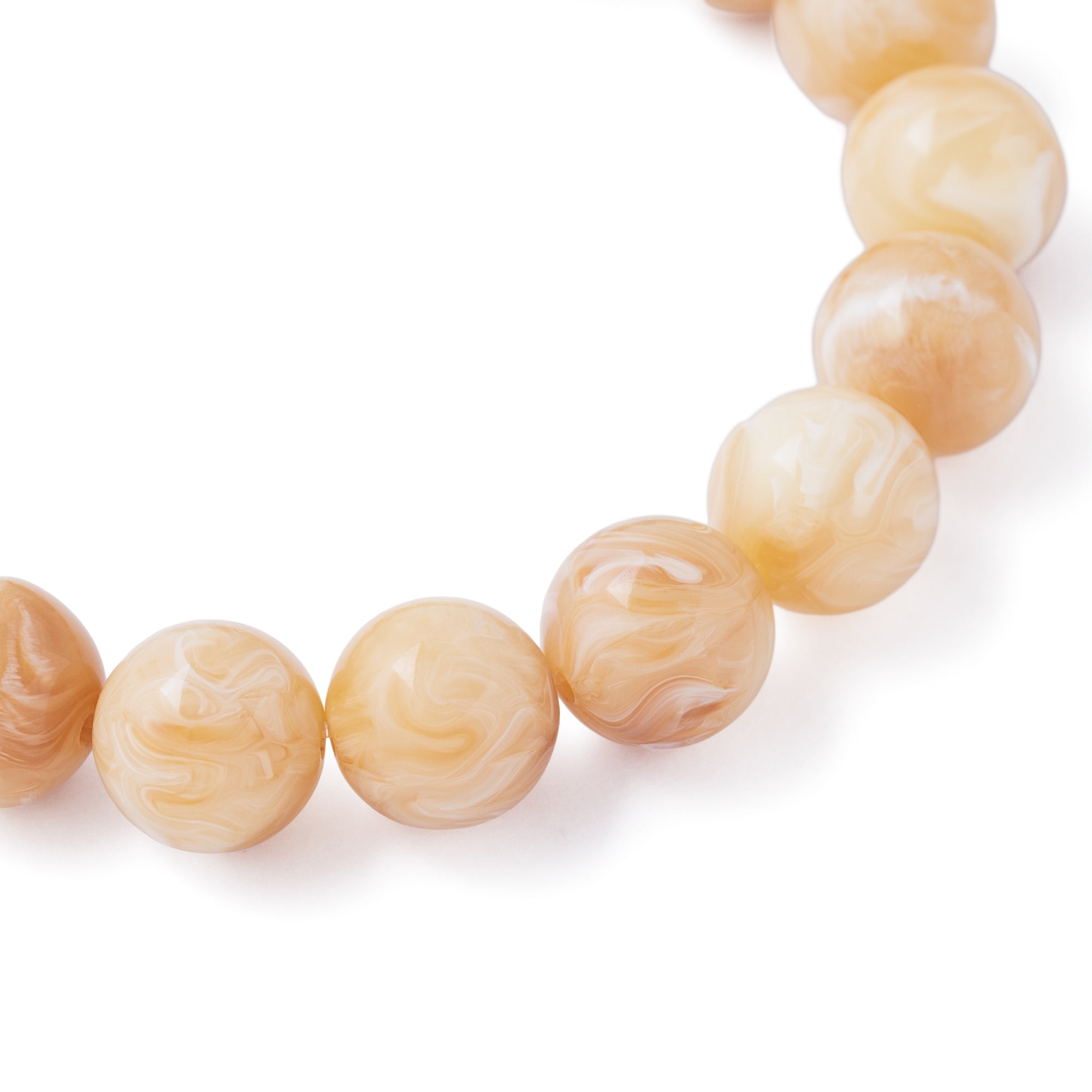Mini Beads Flex Bracelet Creme Brulee