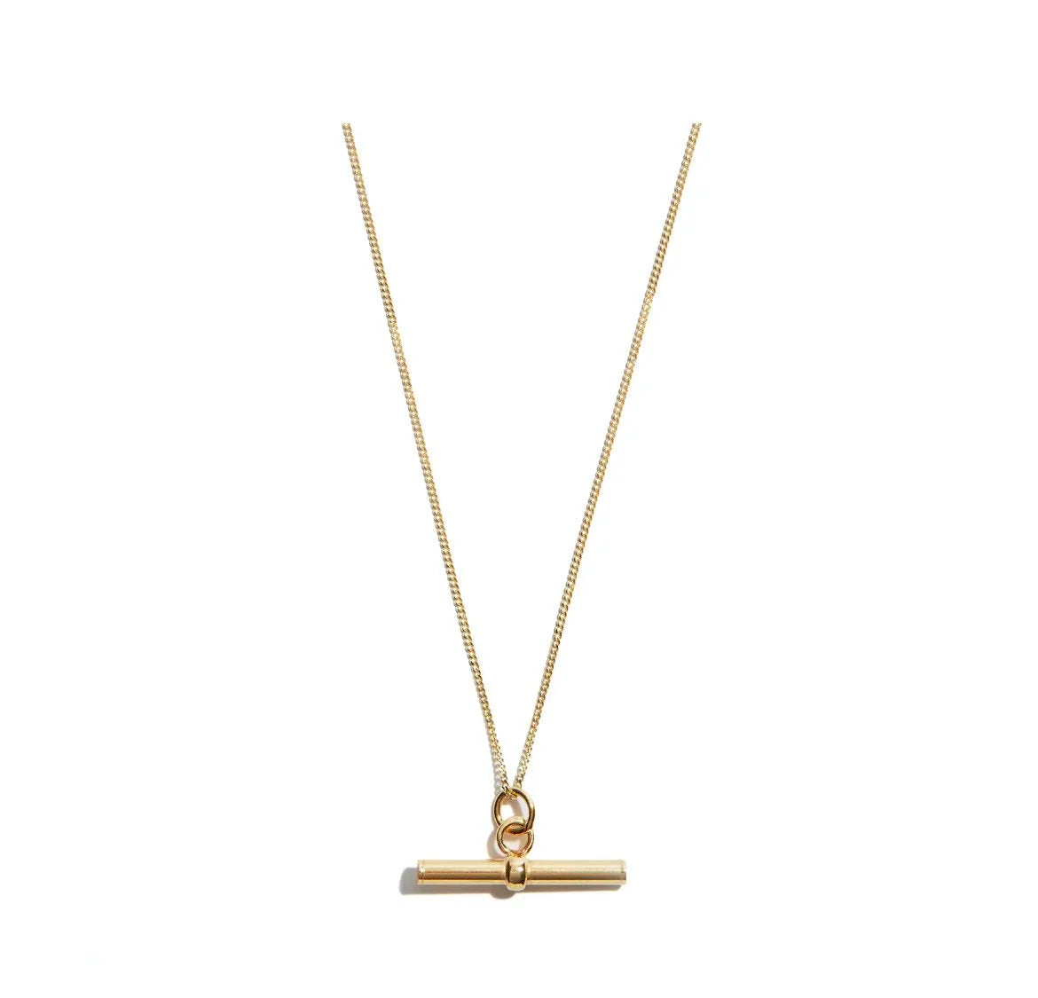 9ct Gold T Bar Necklace