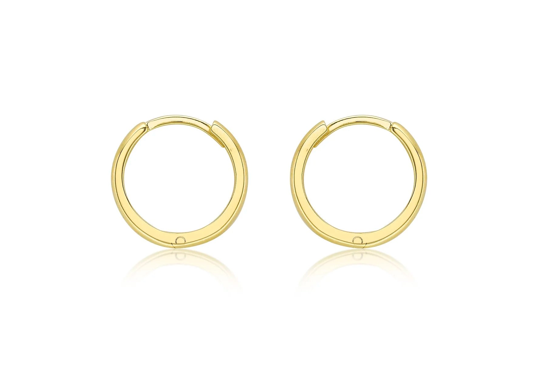 9ct Gold 13mm Huggie