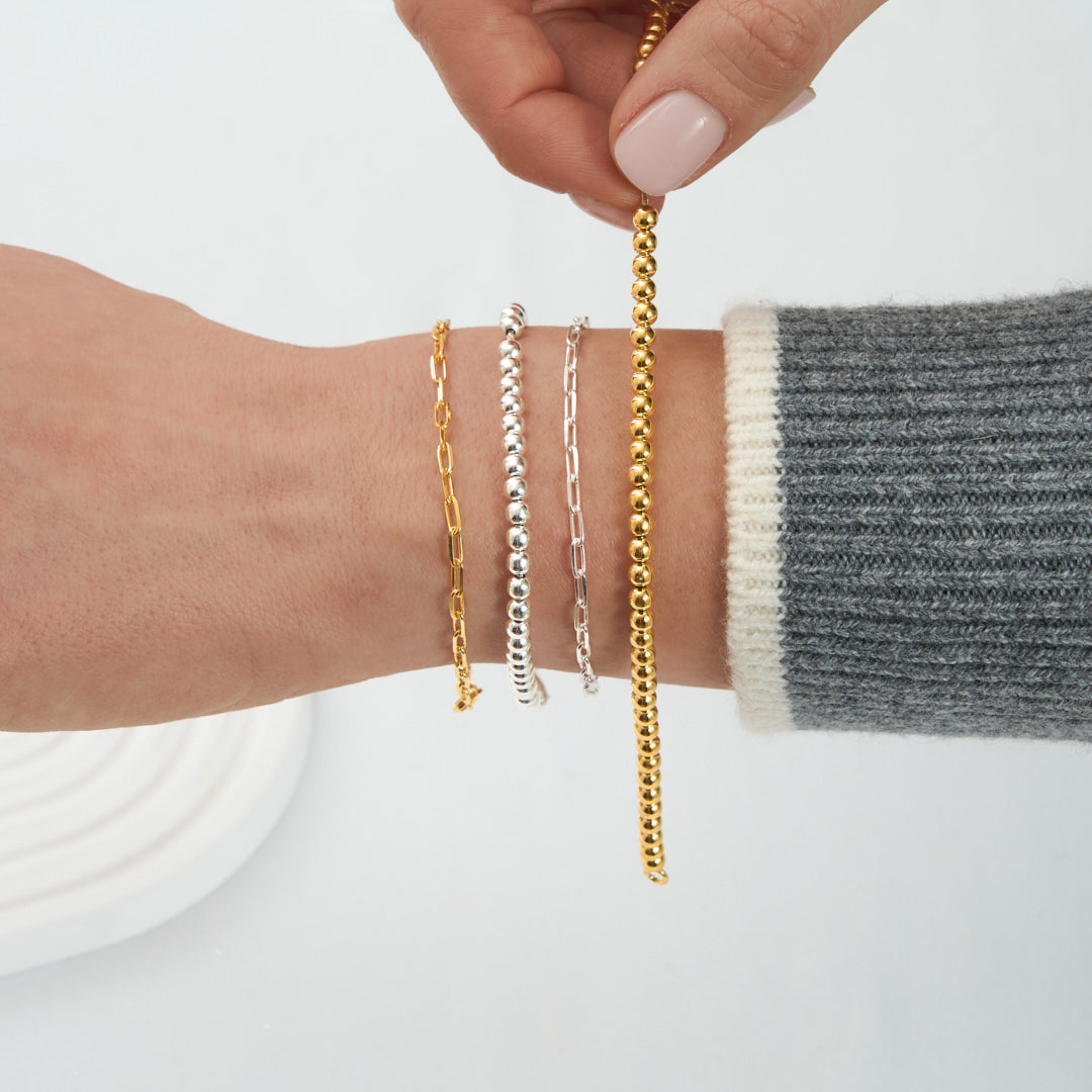 Gold Beaded Bracelet