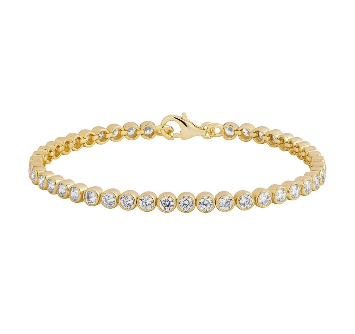 Gold Tennis Bracelet