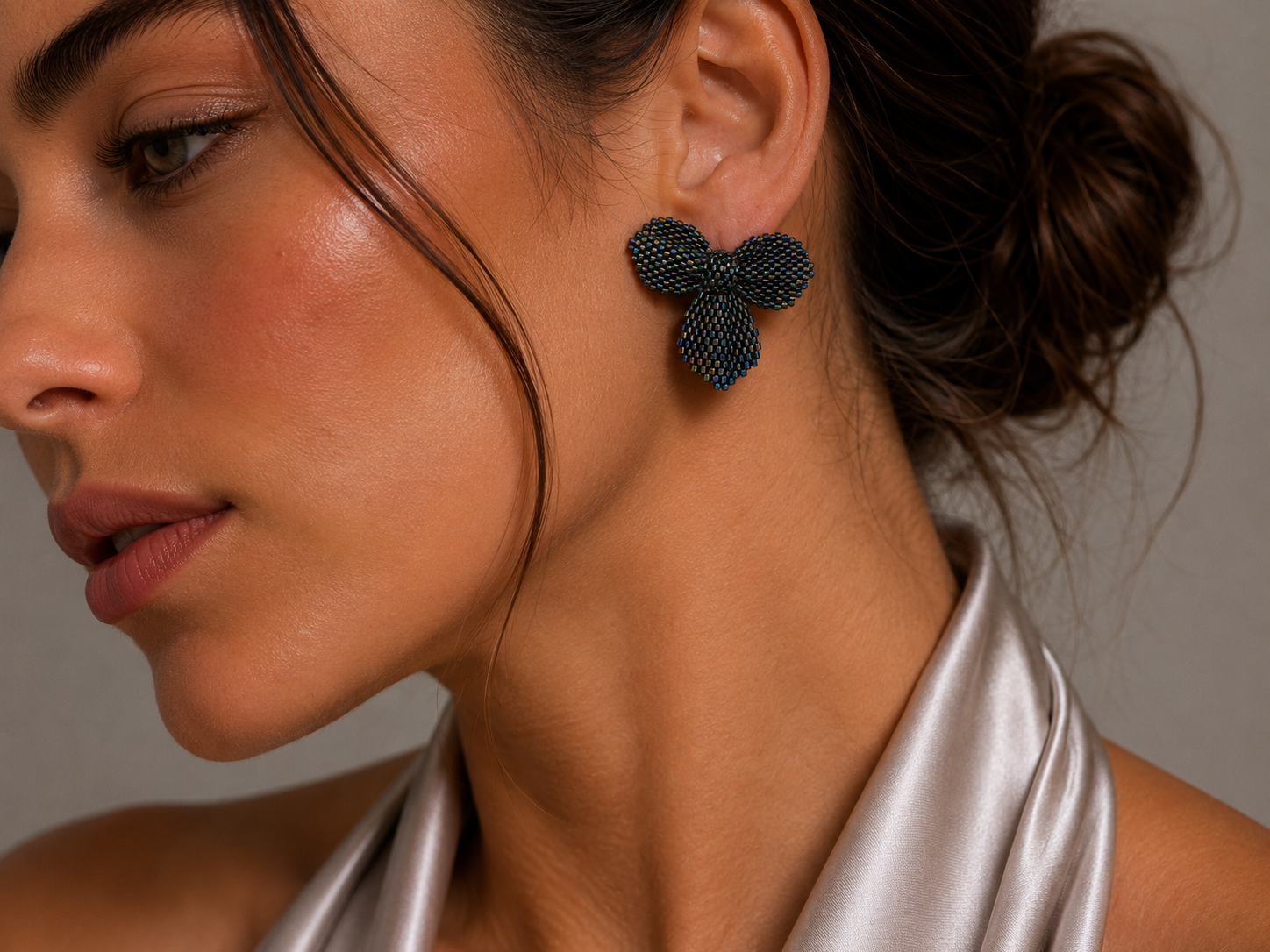 Midnight Bloom Studs