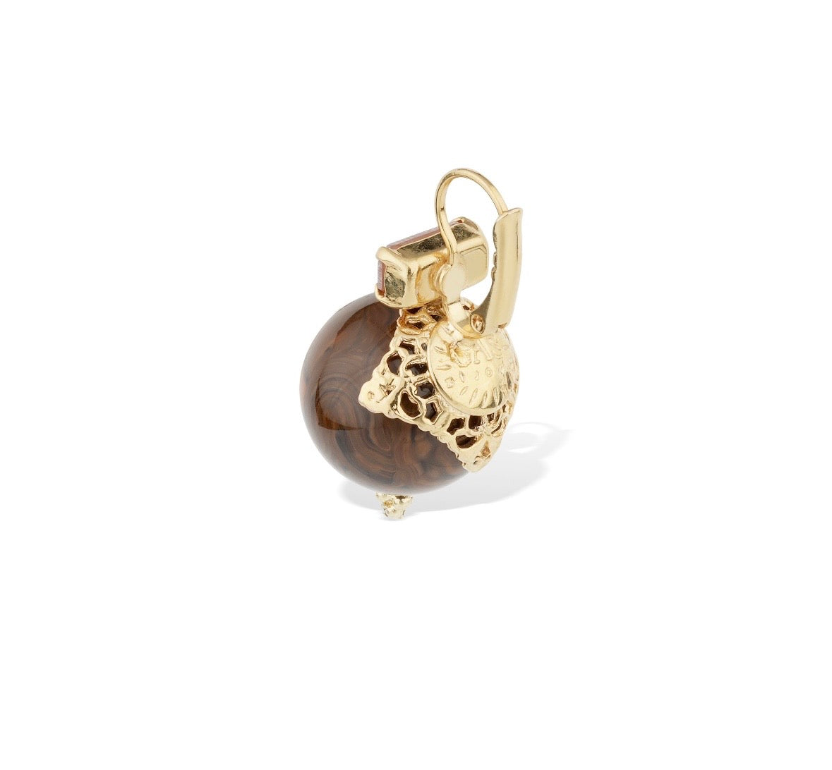 Decalcia Earrings Brown
