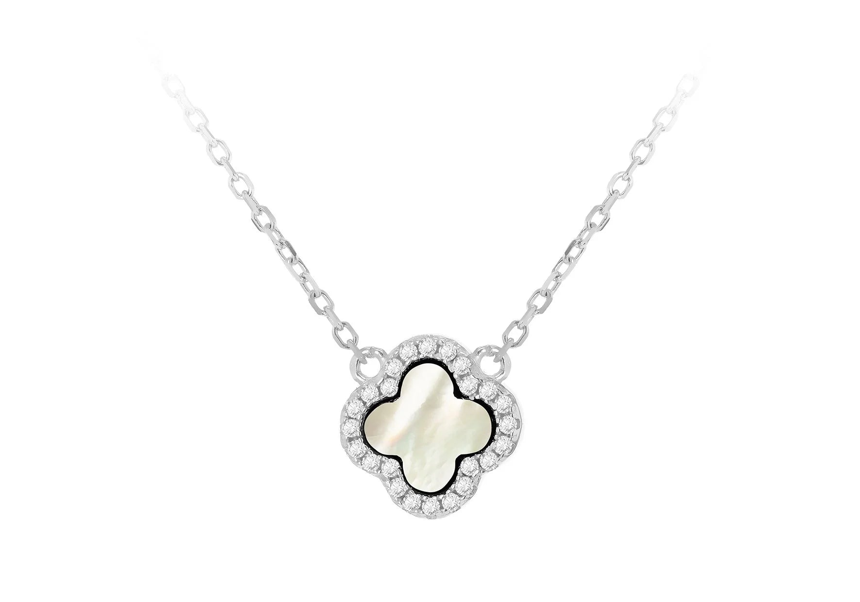 Silver Clover Necklace