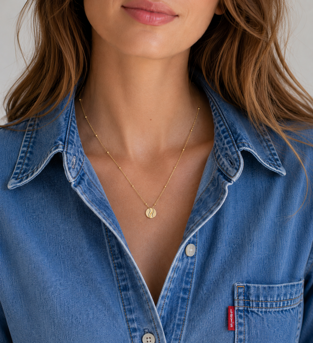 Gold Bean Necklace