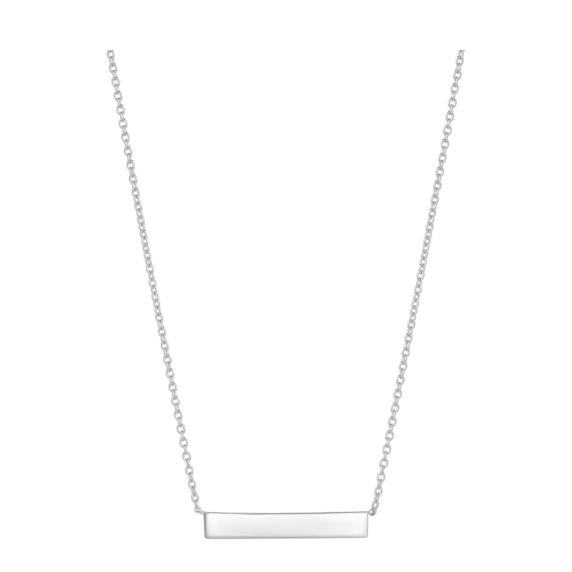 Silver Bar Necklace