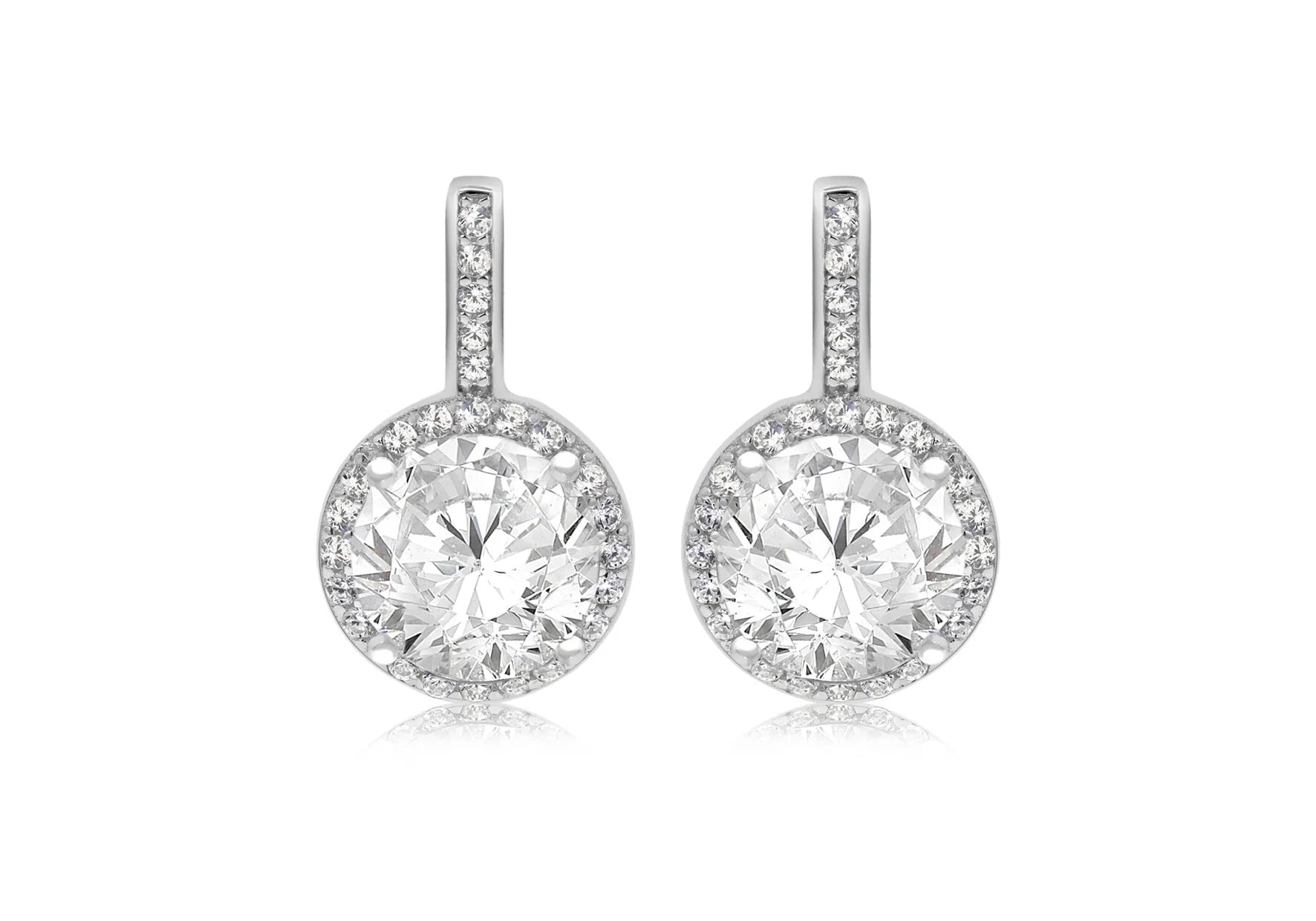 Silver Cz Cluster