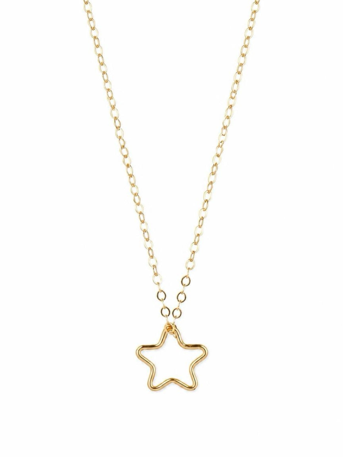 Open Star Pendant Necklace
