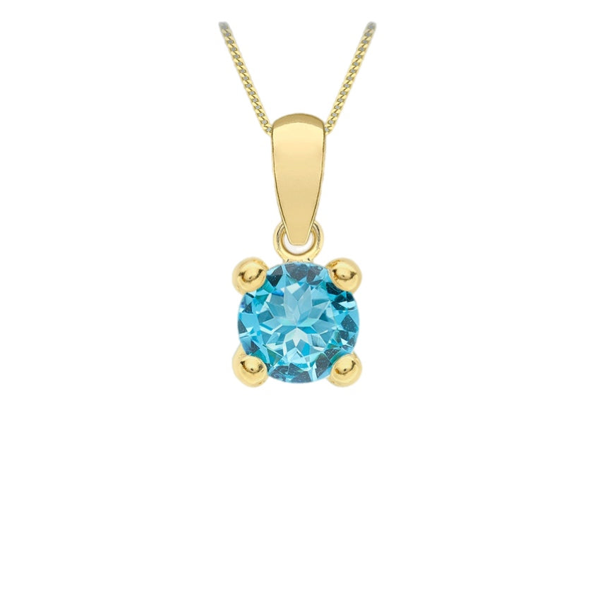 9ct Birthstone Pendant
