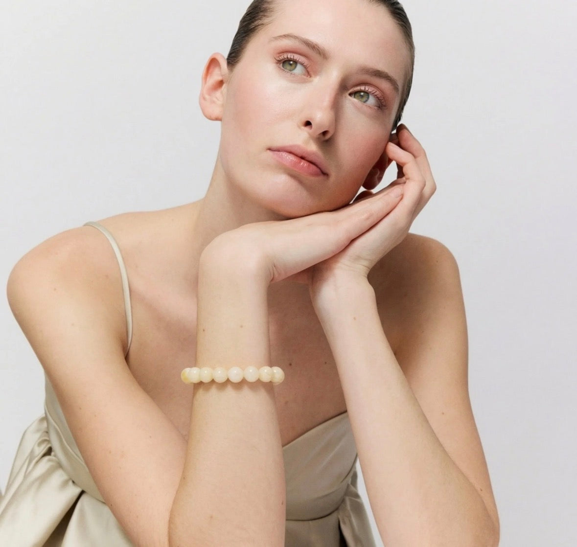 Flex Latte Marble Bracelet