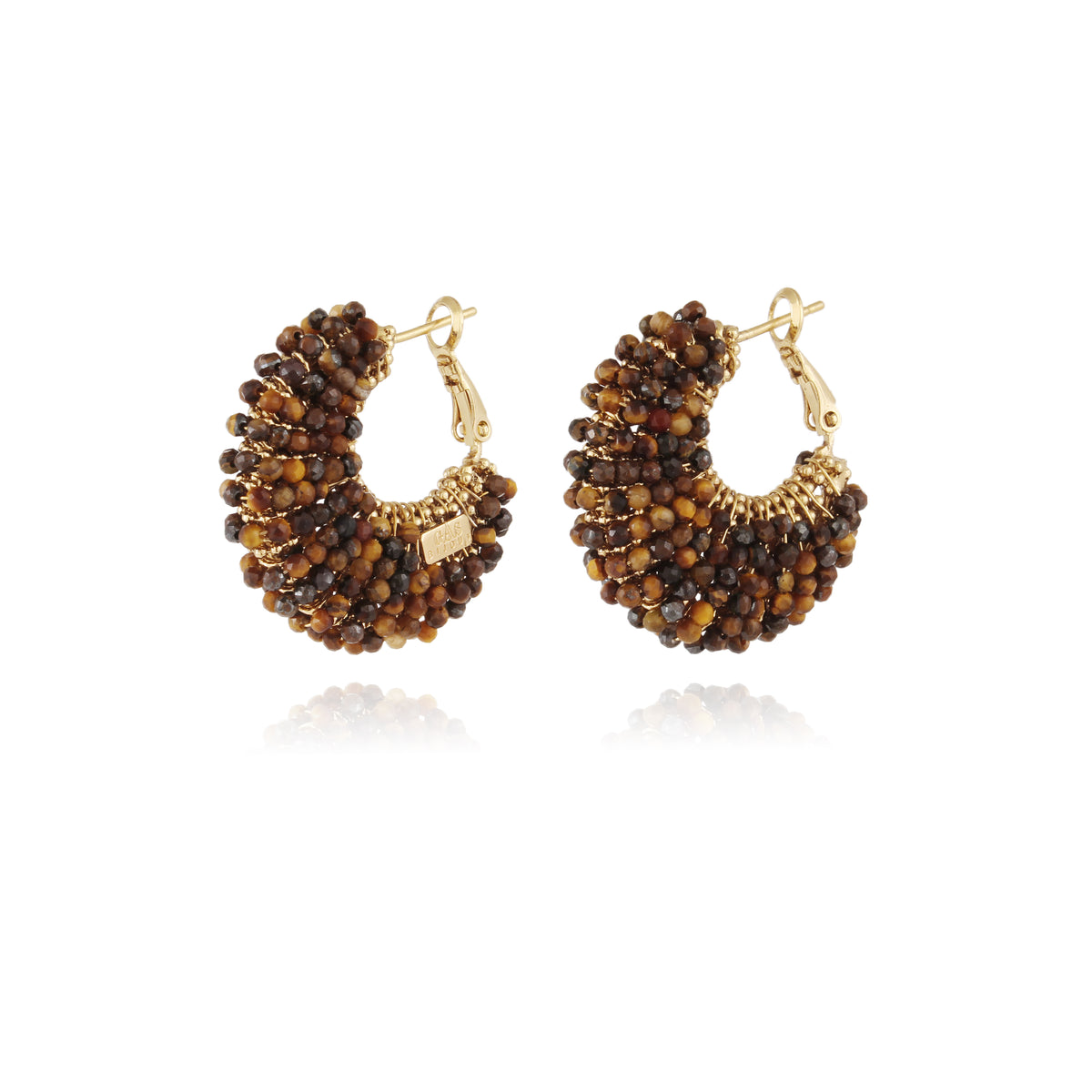 Izzia Earrings Tiger’s Eye