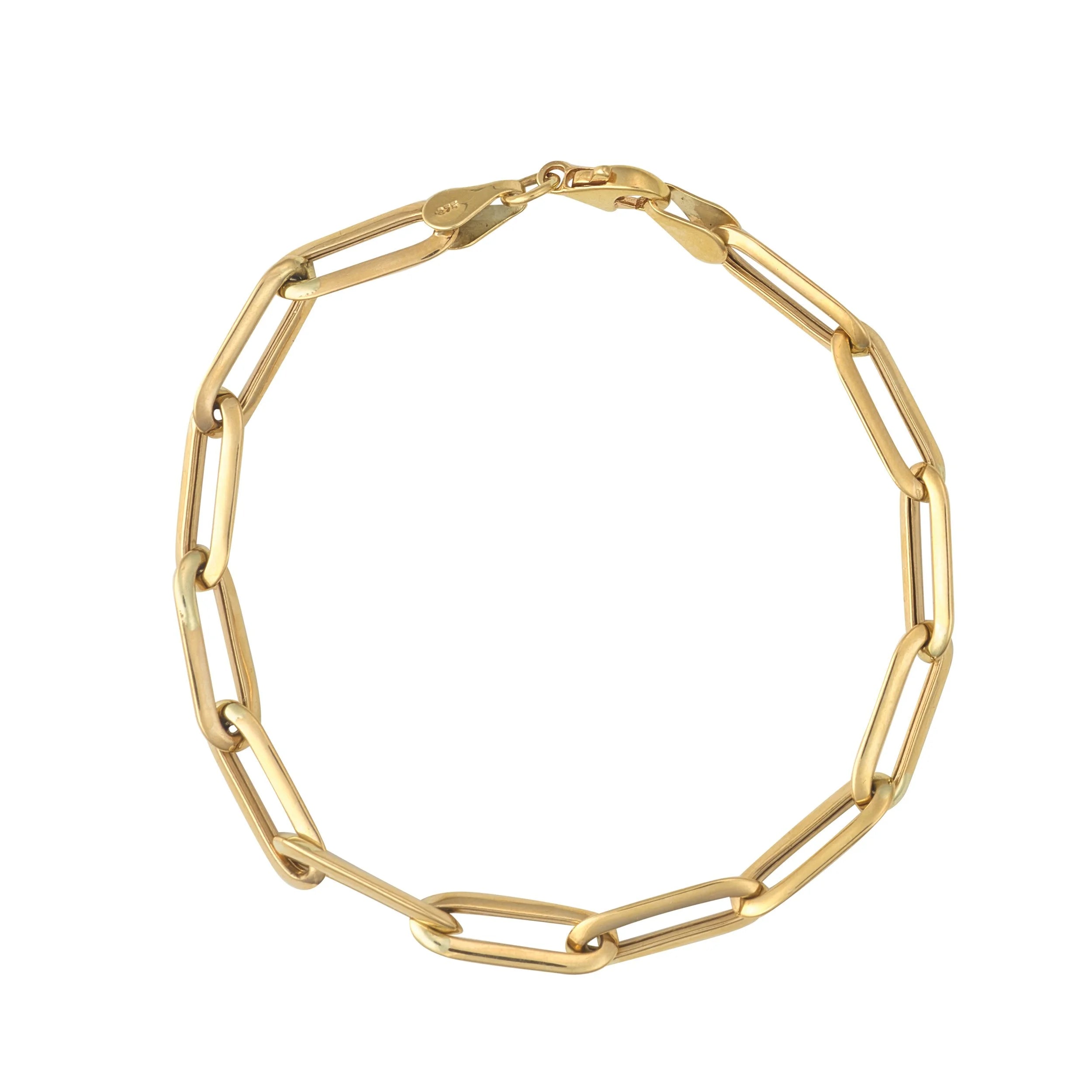 9ct Linear Link Bracelet
