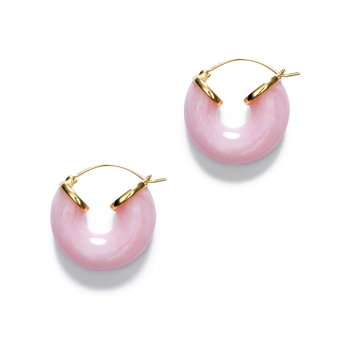 Big Swell Hoops Rose Blush