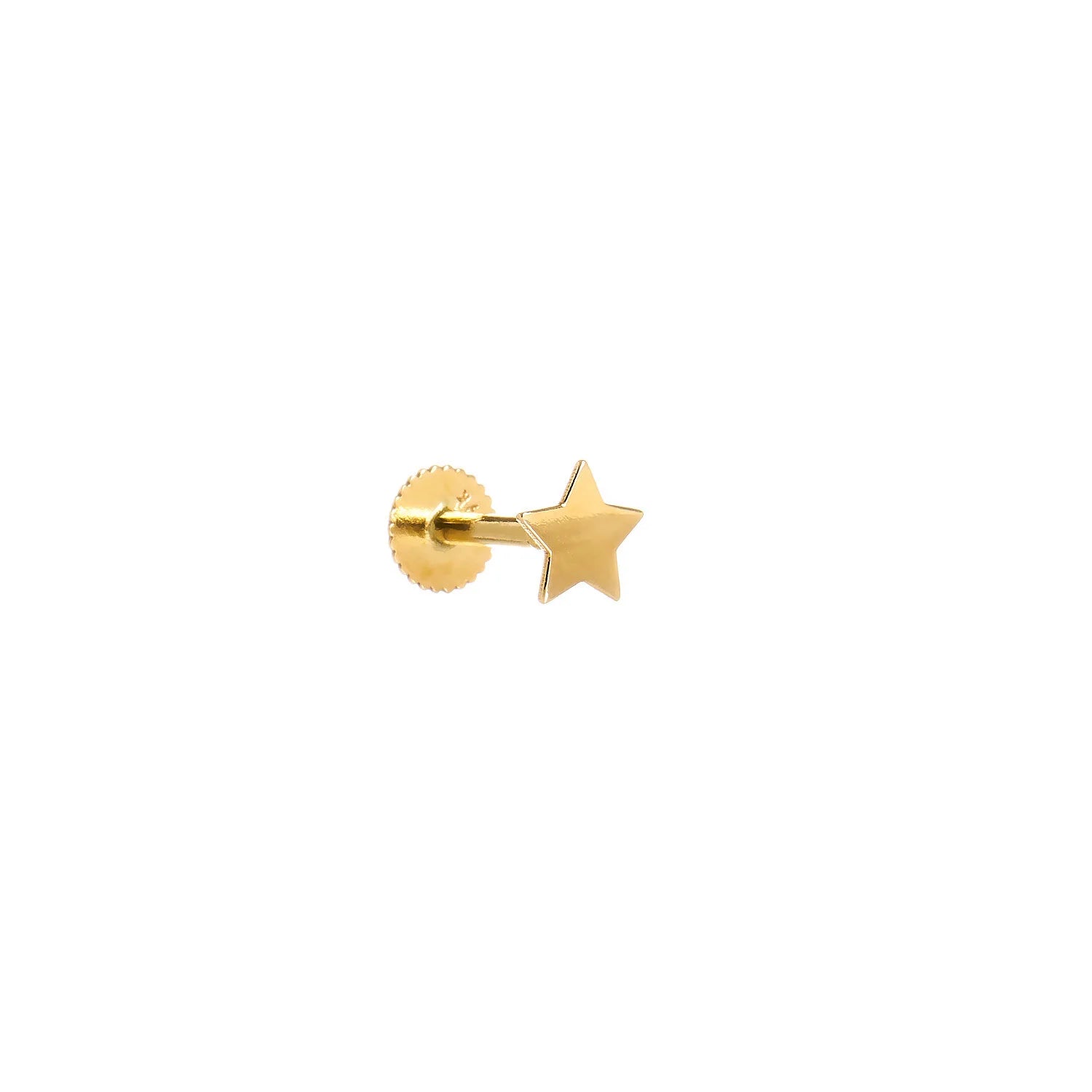 9ct Gold Star Flatback