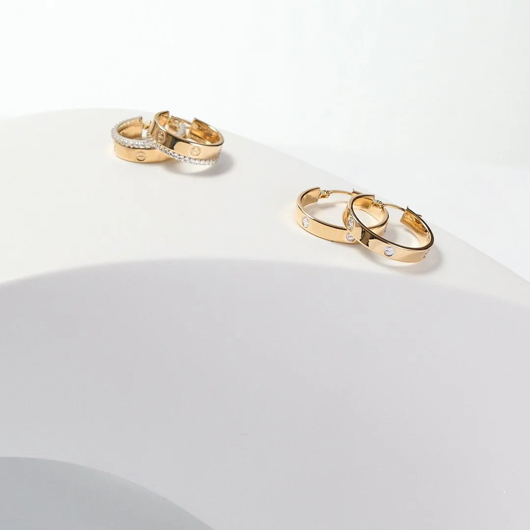 9ct Gold Delux Hoop