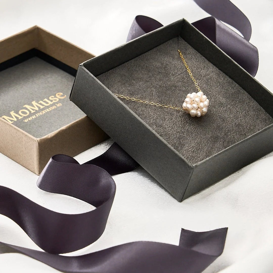 Pearl Cluster Necklace