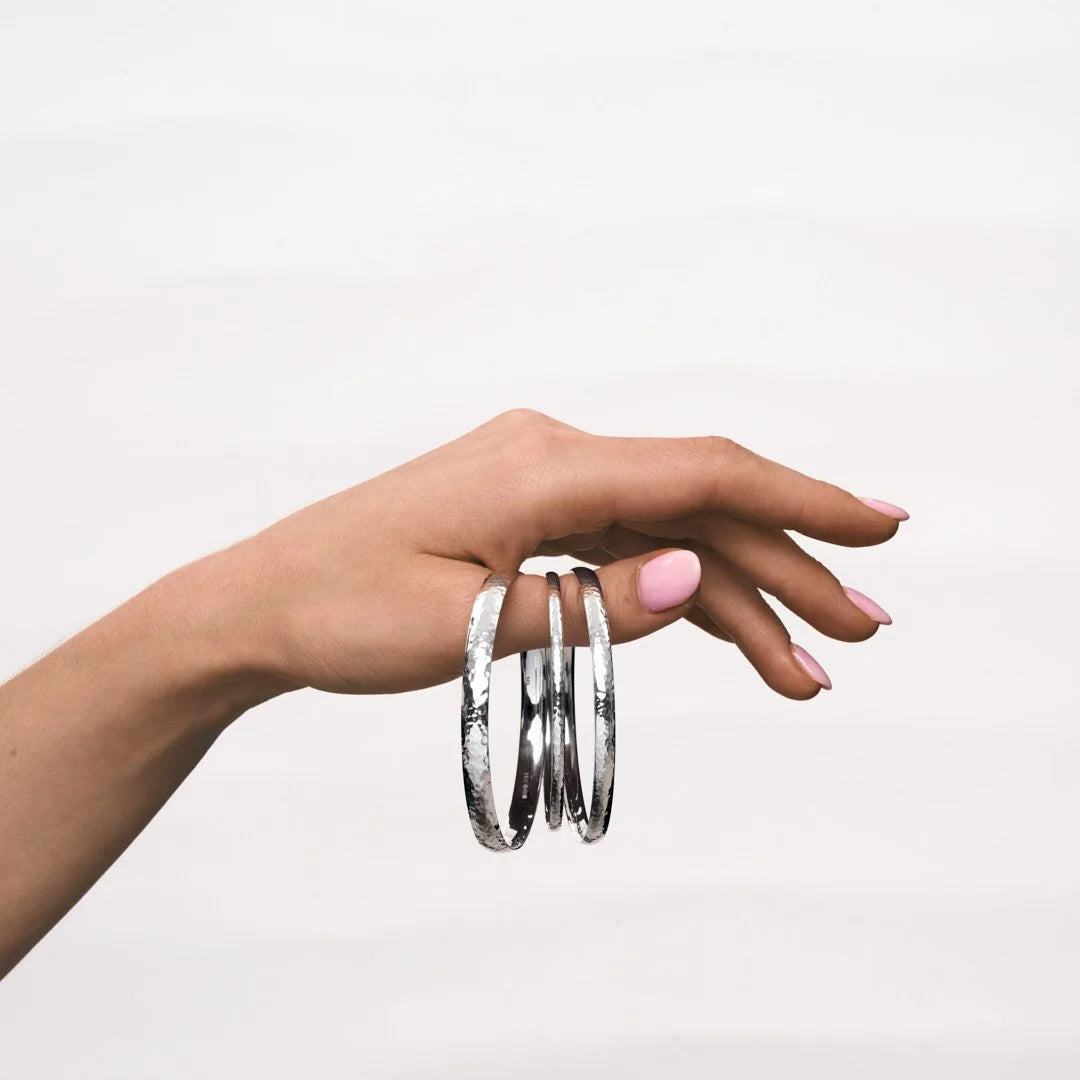 Silver Medium Bangle