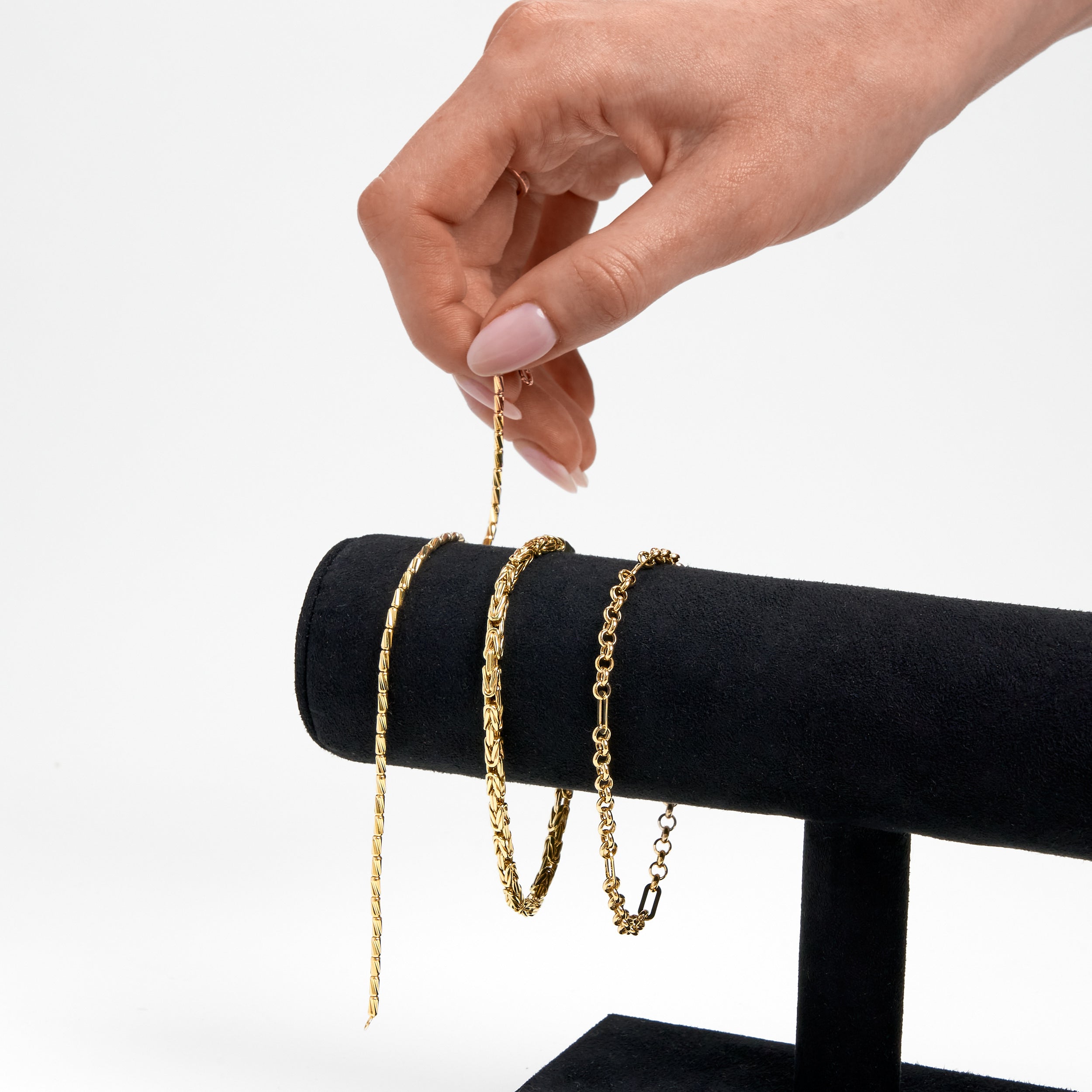 9ct Diamond Cut Beaded Bracelet