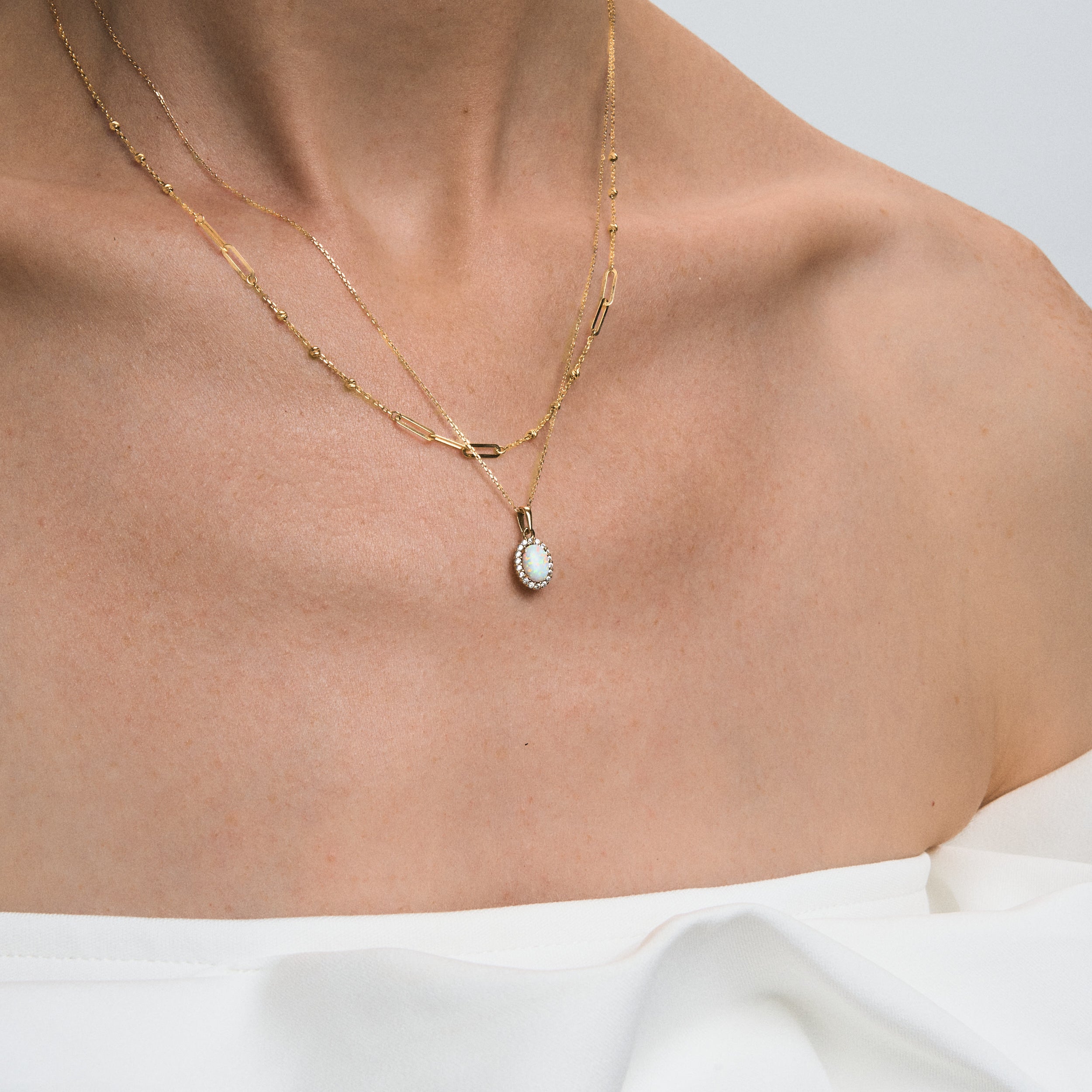 9ct Satellite Paperlink Chain