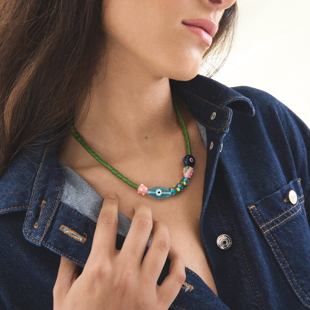 Lagoon Drift Fish Necklace