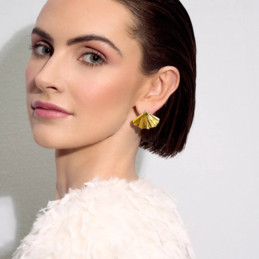 Statement Fan Studs