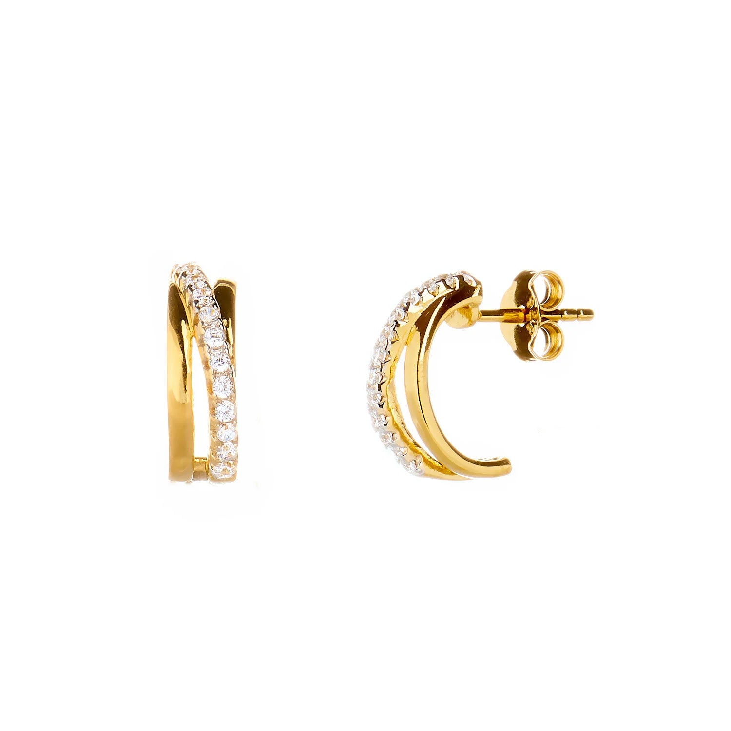 Cubic Twist Hoop