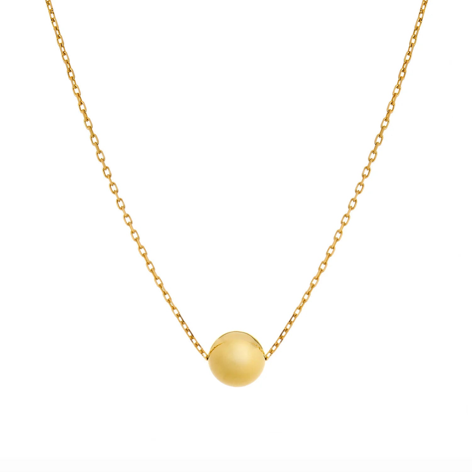 9ct Gold Ball Necklace
