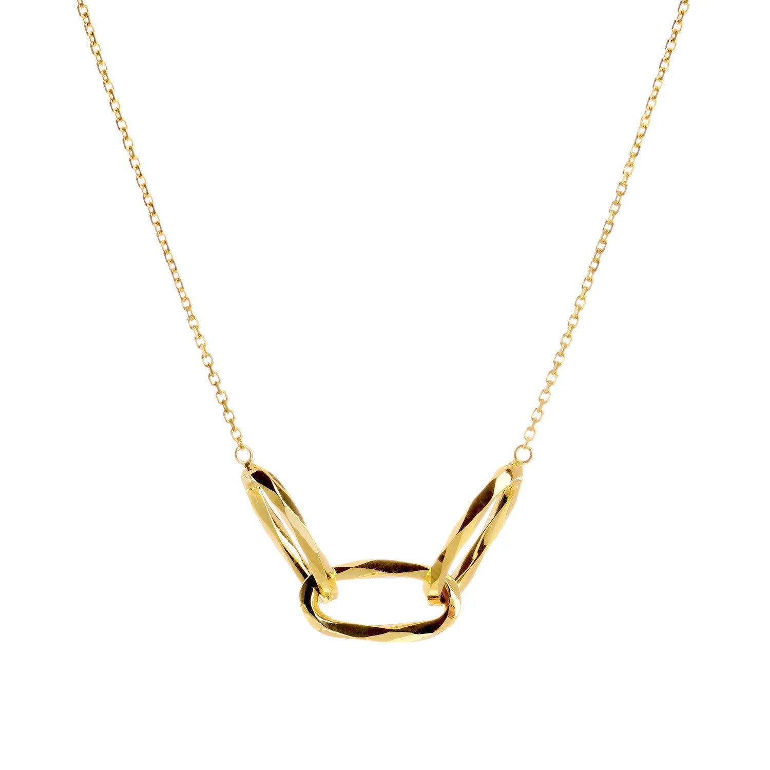 9ct Gold Linked Pendant