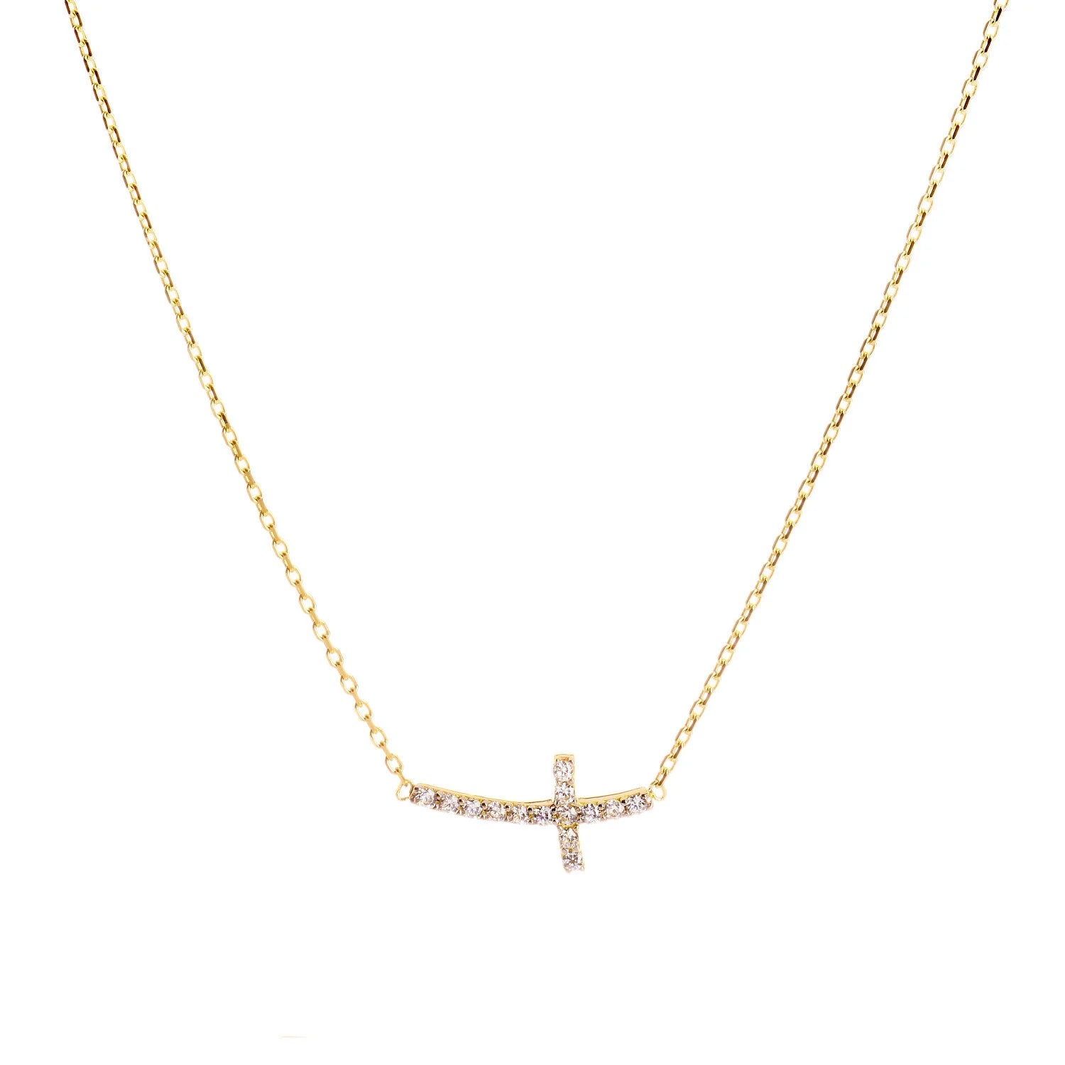 9ct Gold Cross Necklace