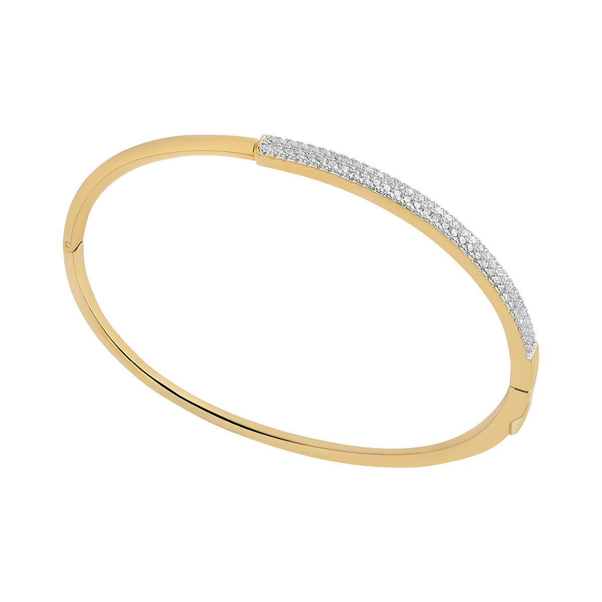 Gold CZ Bangle