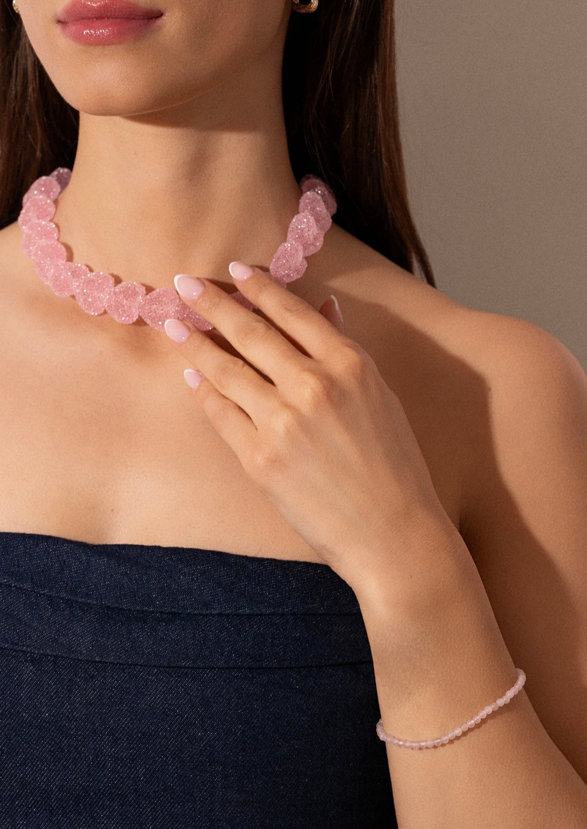 Crystal Bracelet Rose Quartz