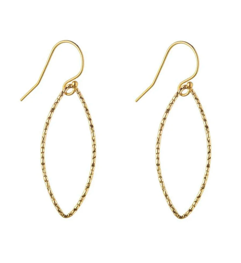 Gold Filled Oval Earrings