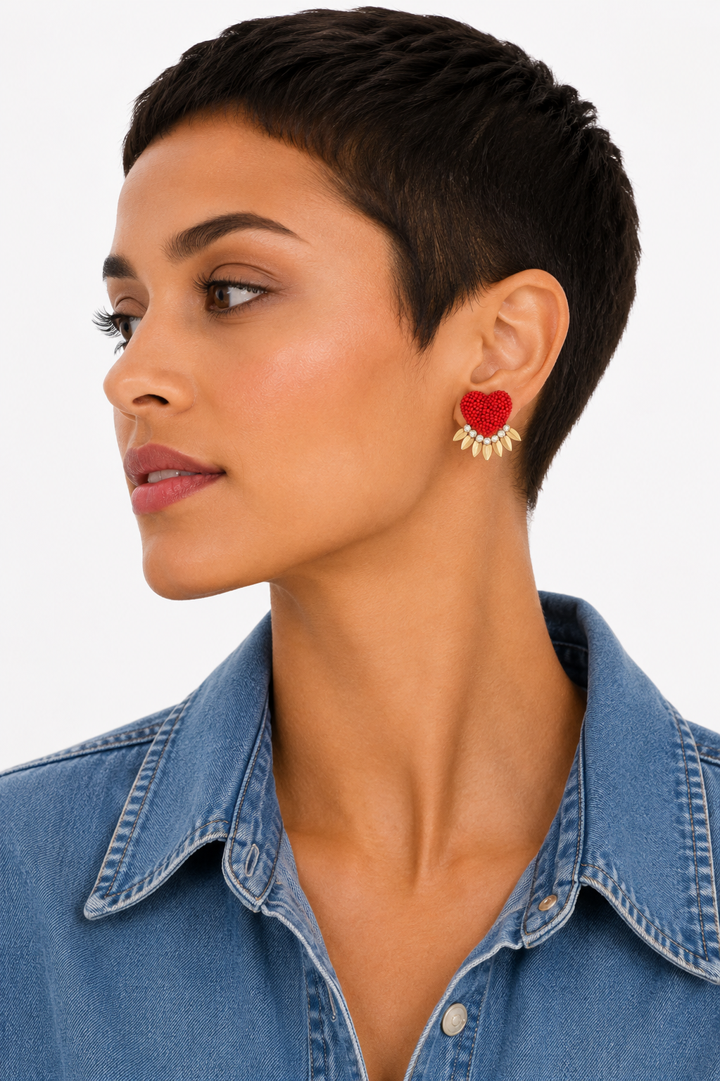 Danika Red Earrings