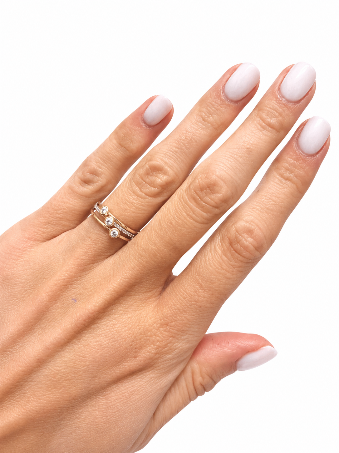 9ct Triple Stack Ring