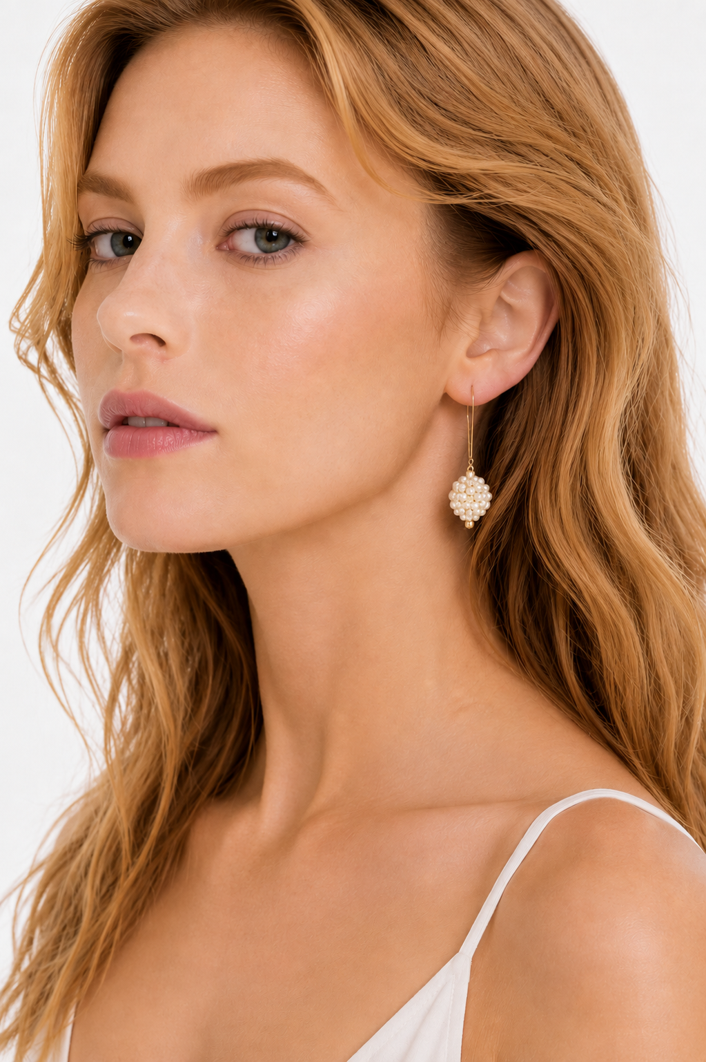 Pearl Cluster Earrings