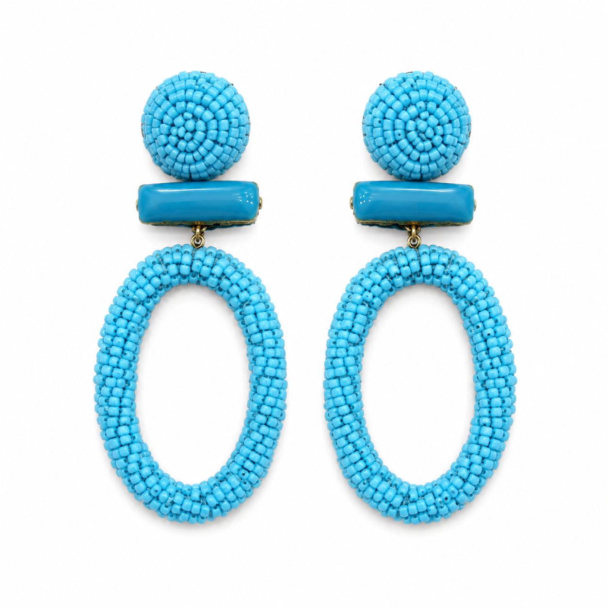 Blue Yolanda Earrings