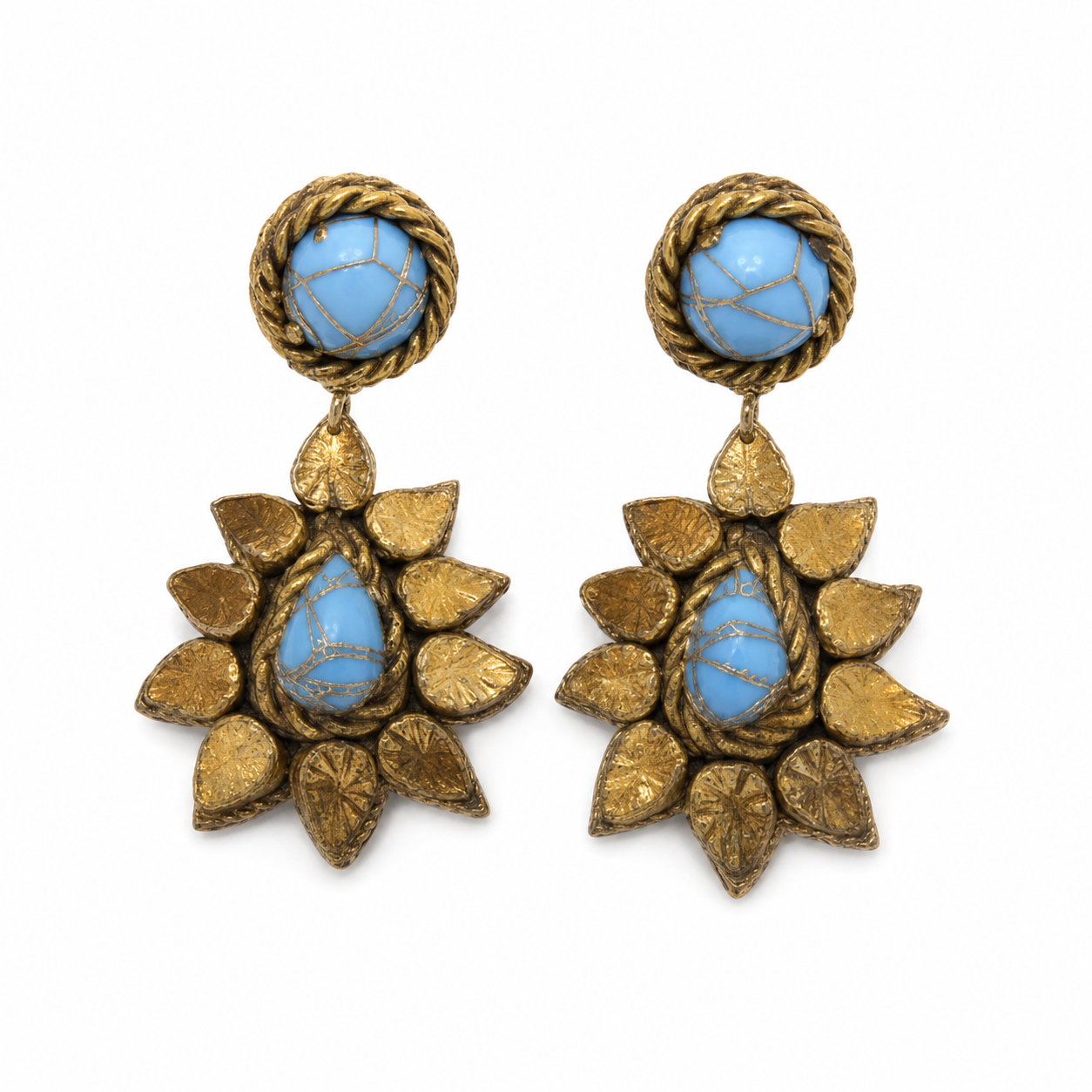 Turquoise Ade Earrings