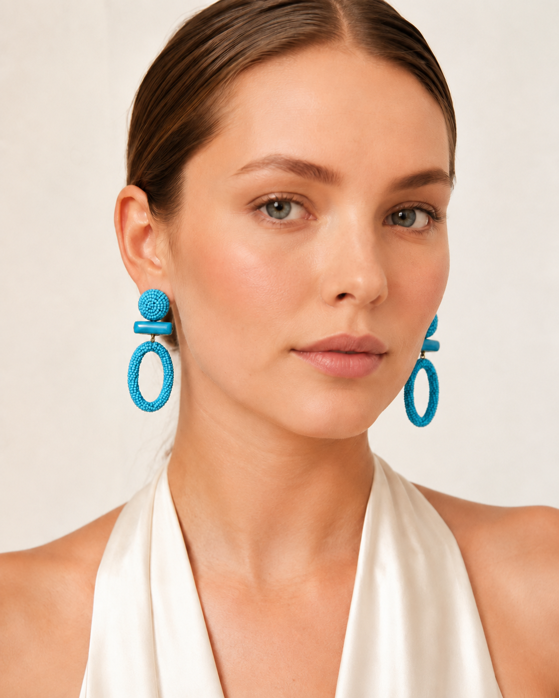 Blue Yolanda Earrings