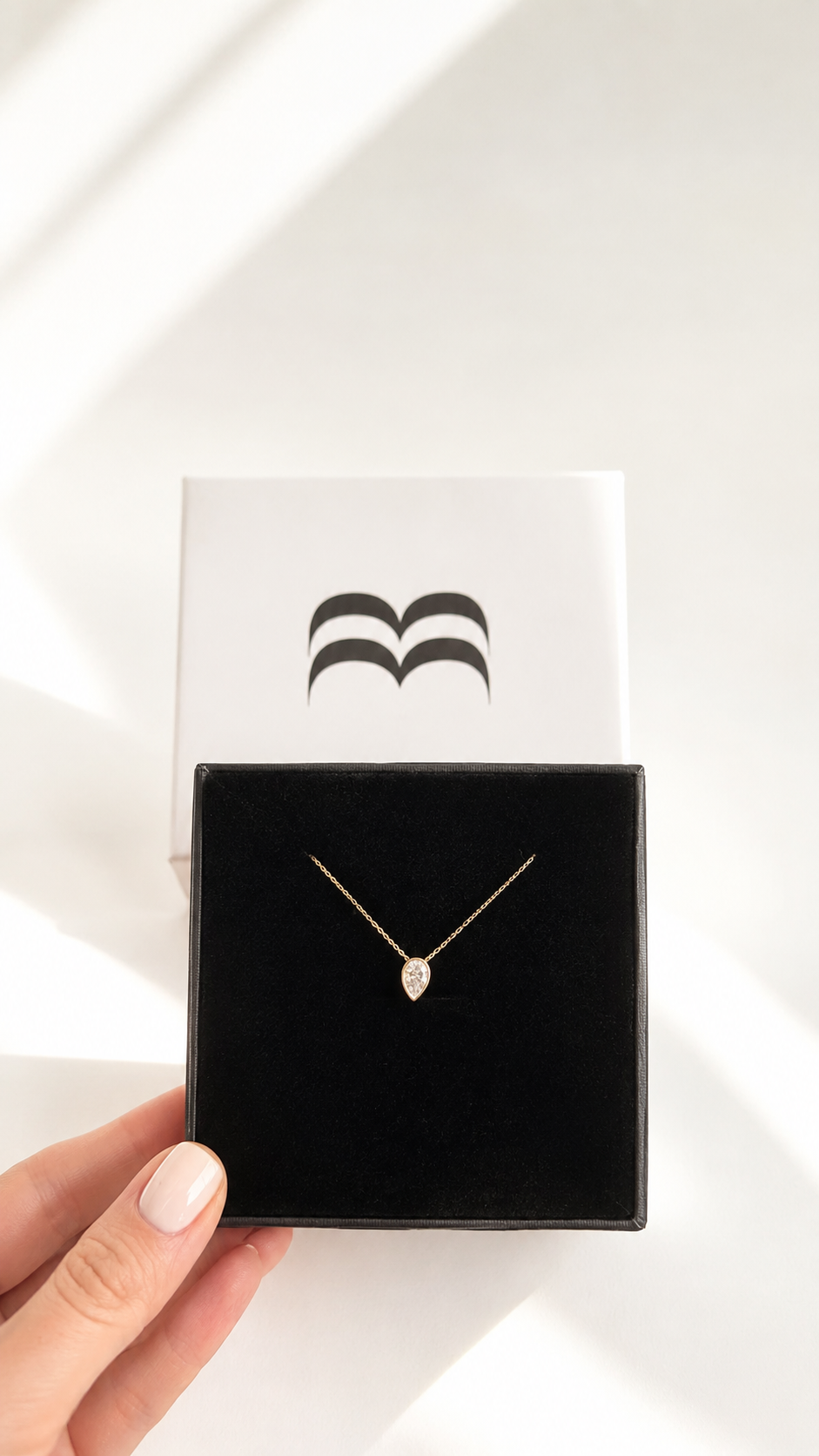9ct Gold Dewdrop Necklace