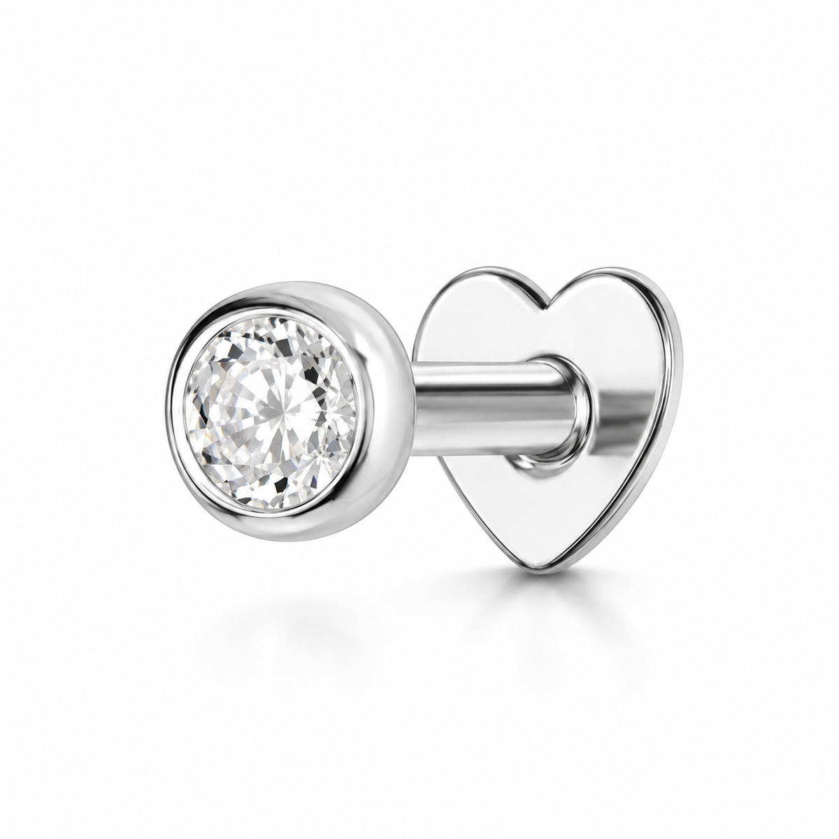 Silver Cubic Flatback