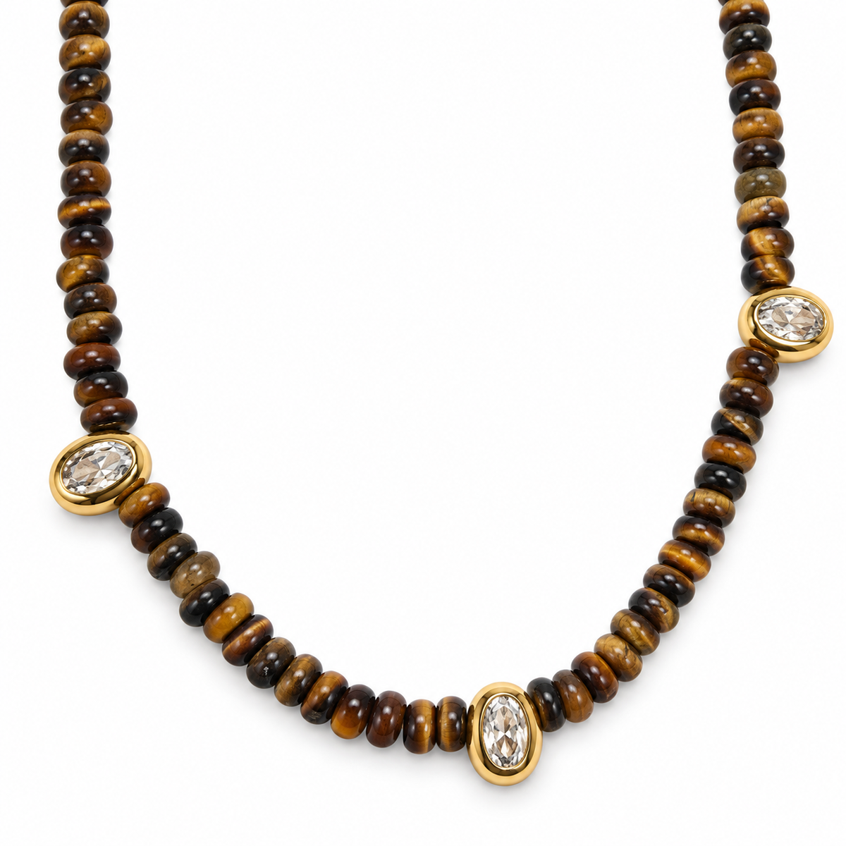 Lucie Necklace Tiger Eye