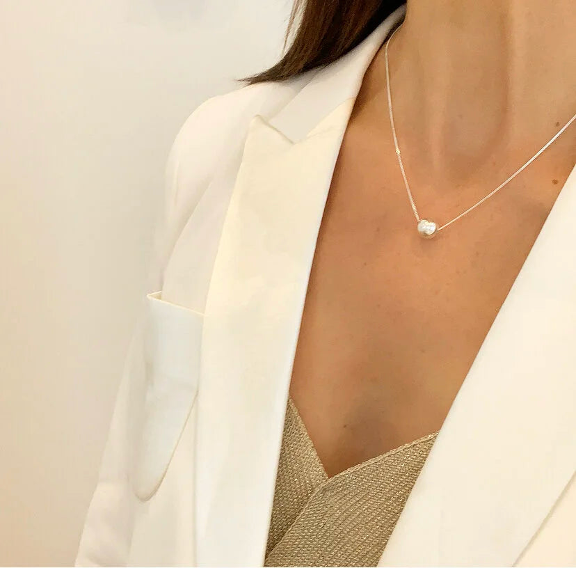 Silver Ball Pendant