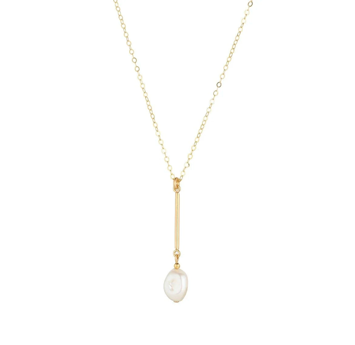 MoMuse Pearl Drop Necklace