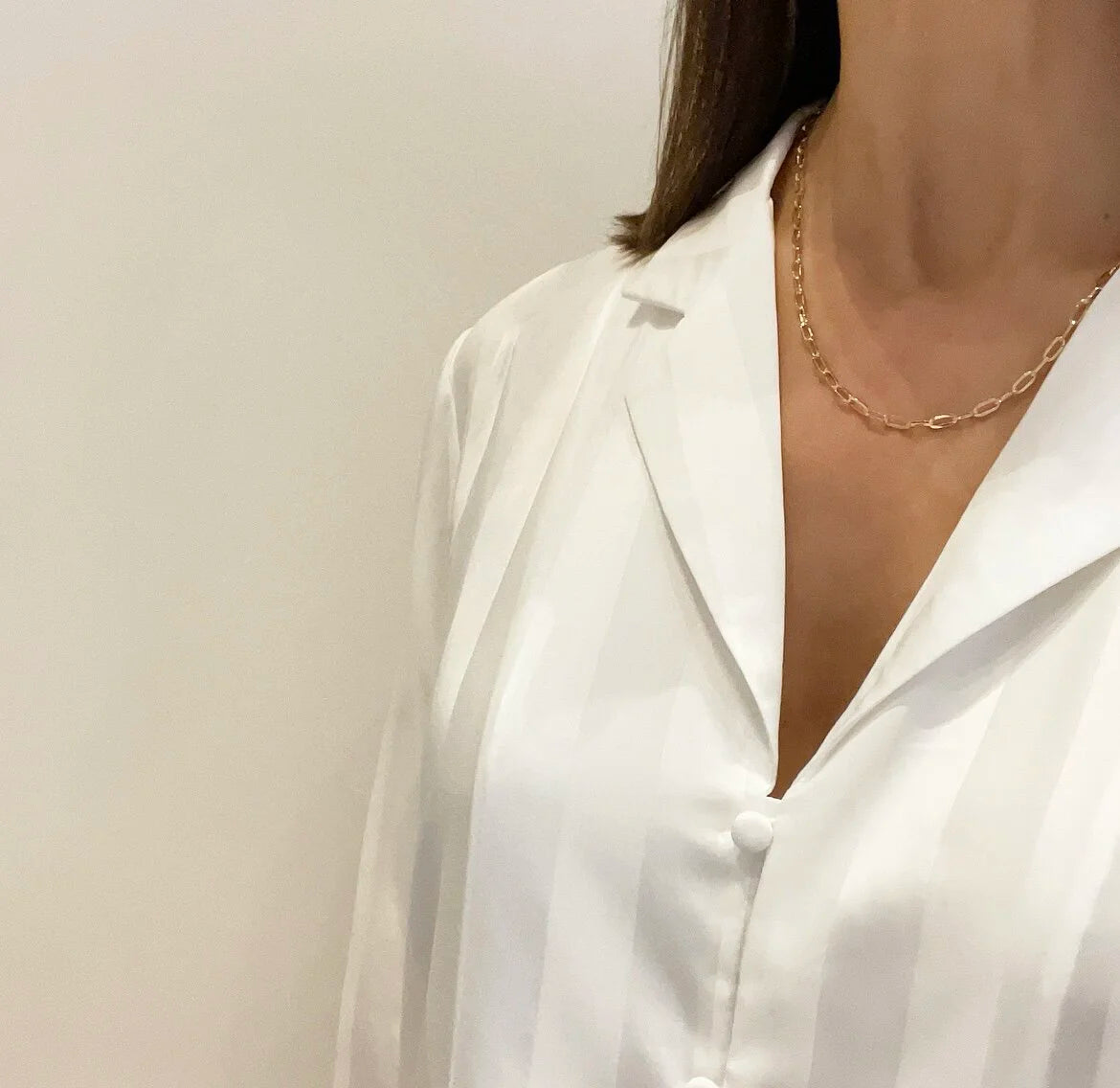 9ct Gold Medium Paperclip Chain Necklace