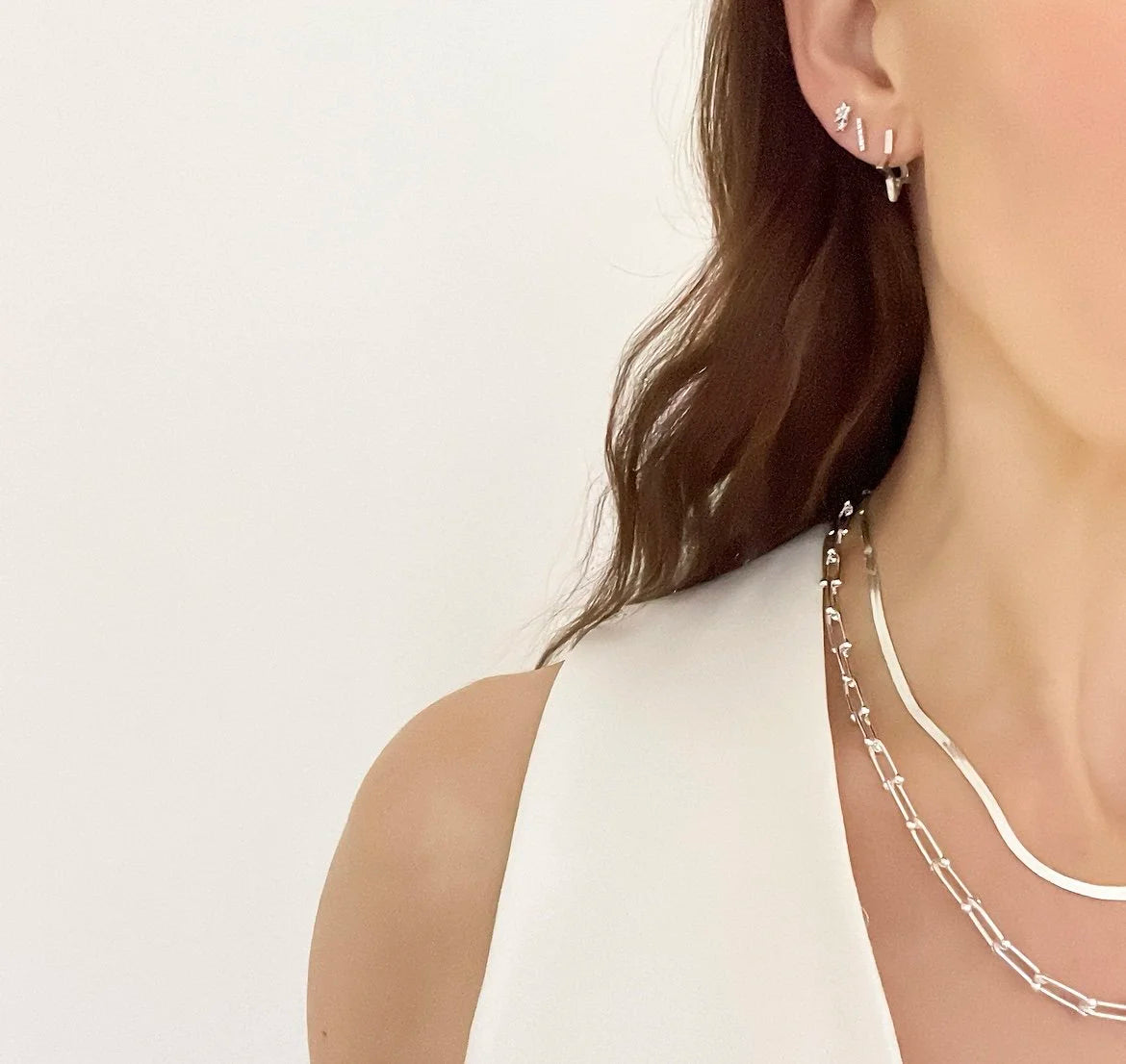 Silver Star Hoop