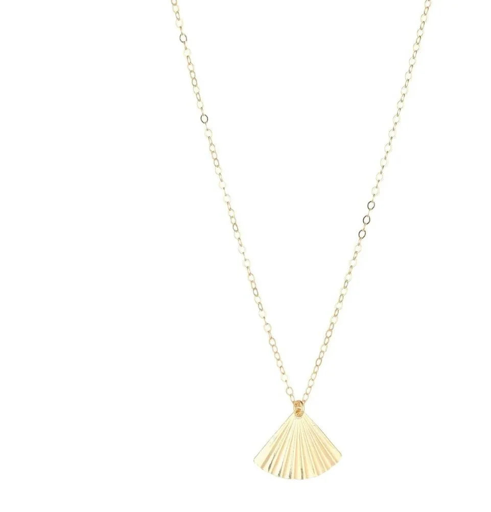 Fan Pendant Necklace